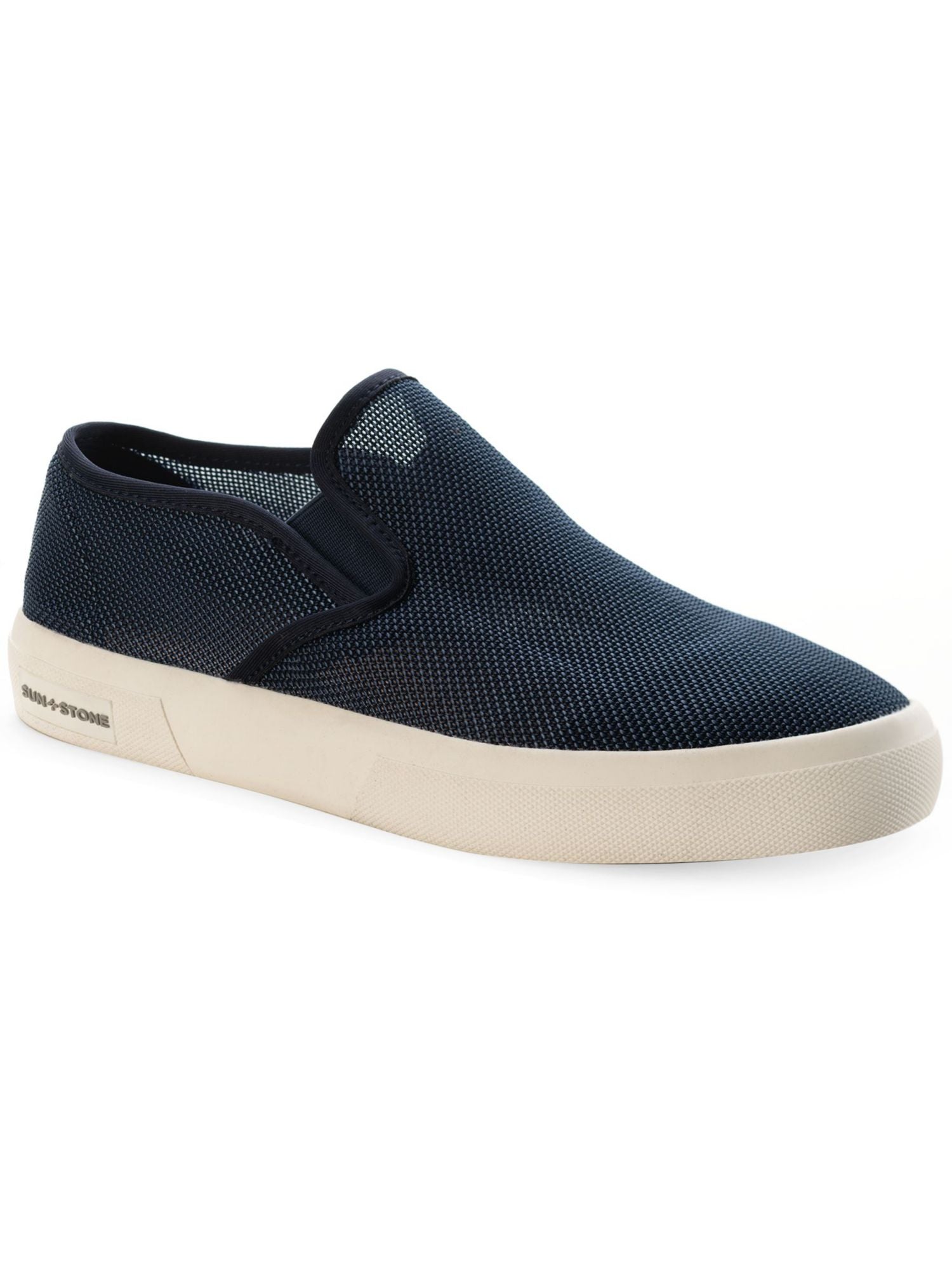 SUN STONE Mens Navy Goring Lyle Round Toe Platform Slip On Sneakers 8 M Amazon.com | SUN STONE Mens Turquoise Padded Breathable  main image 4