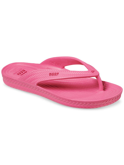 REEF Womens Pink Arch Support Water Court Round Toe Slip On Thong Sandals Shoes 6