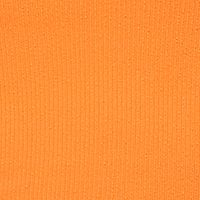 NO COMMENT NY LA Womens Orange Ribbed Cut Out Unlined Adjustable Tie Pullover Spaghetti Strap Square Neck Above The Knee Party Body Con Dress