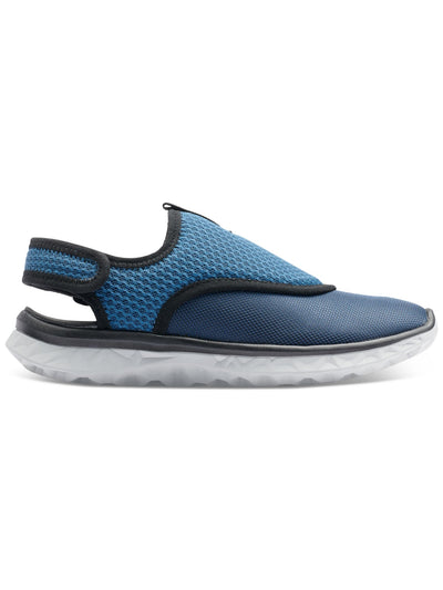 BASS OUTDOOR Womens Blue Cushioned Removable Insole Hex Round Toe Slip On Sneakers Shoes 7.5
