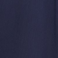 DKNY Womens Navy Zippered Textured Sheer Lined Ruffled Tie Belt Flutter Sleeve Surplice Neckline Midi Faux Wrap Dress