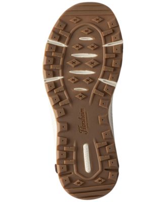 FLORSHEIM Mens Beige Adjustable Perforated Tread Lite Round Toe Wedge Sandals Shoes M