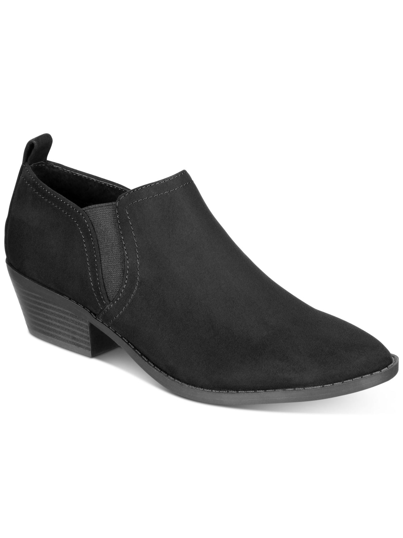 STYLE & COMPANY Womens Black Comfort Goring Raniaa Round Toe Block Heel Slip On Booties 5 M