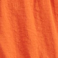 BAR III DRESSES Womens Orange Lined Pullover Cap Sleeve Asymmetrical Neckline Above The Knee Cocktail Fit + Flare Dress