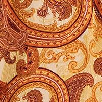 TAYLOR WOMAN Womens Zippered Paisley Sleeveless V Neck Tea-Length Shift Dress