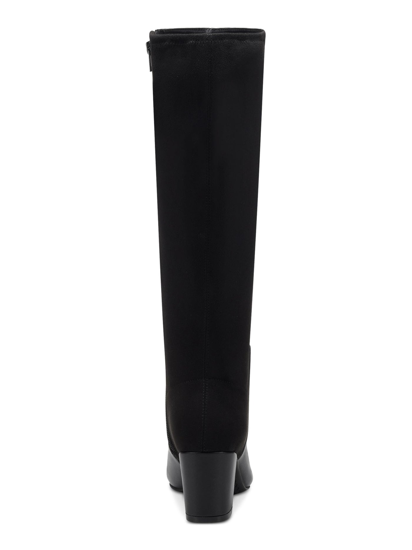 CHARTER CLUB Womens Black Comfort Sacaria Almond Toe Block Heel Zip-Up Dress Boots 9.5 M