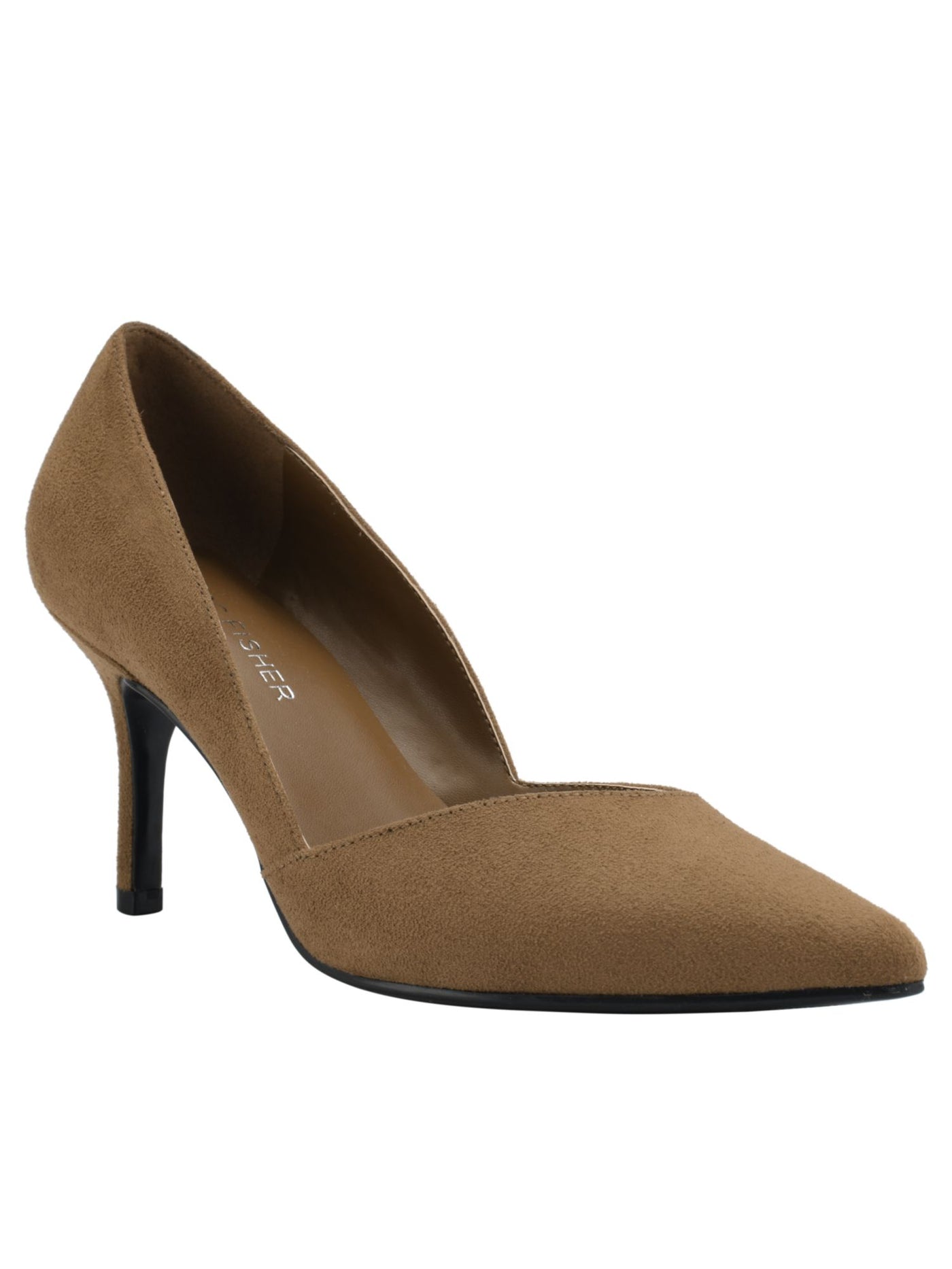 MARC FISHER Womens Brown Padded Tuscany Pointed Toe Stiletto Slip On Dress Heels Shoes 9.5 M