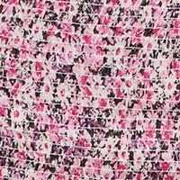 KARL LAGERFELD PARIS Womens Pink Smocked Lined Floral Short Ruffled Skirt
