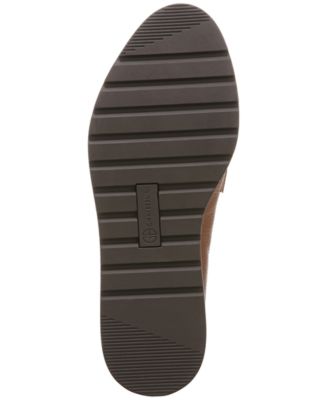 GIANI BERNINI Womens Brown 1" Platform Bit Buckle Hardware Lug Sole Cushioned Mayaa Round Toe Wedge Slip On Heeled Loafers M