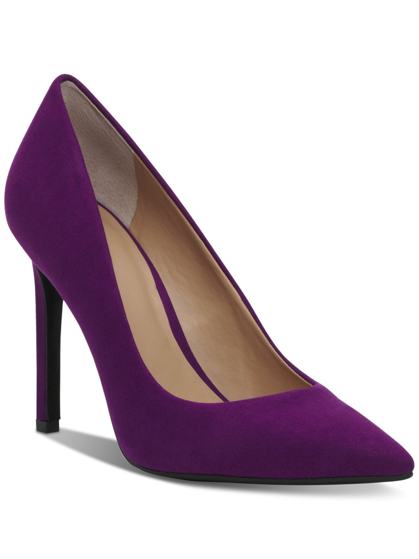 INC Womens Purple Padded Shelya Pointed Toe Stiletto Slip On Dress Pumps Shoes 9 M