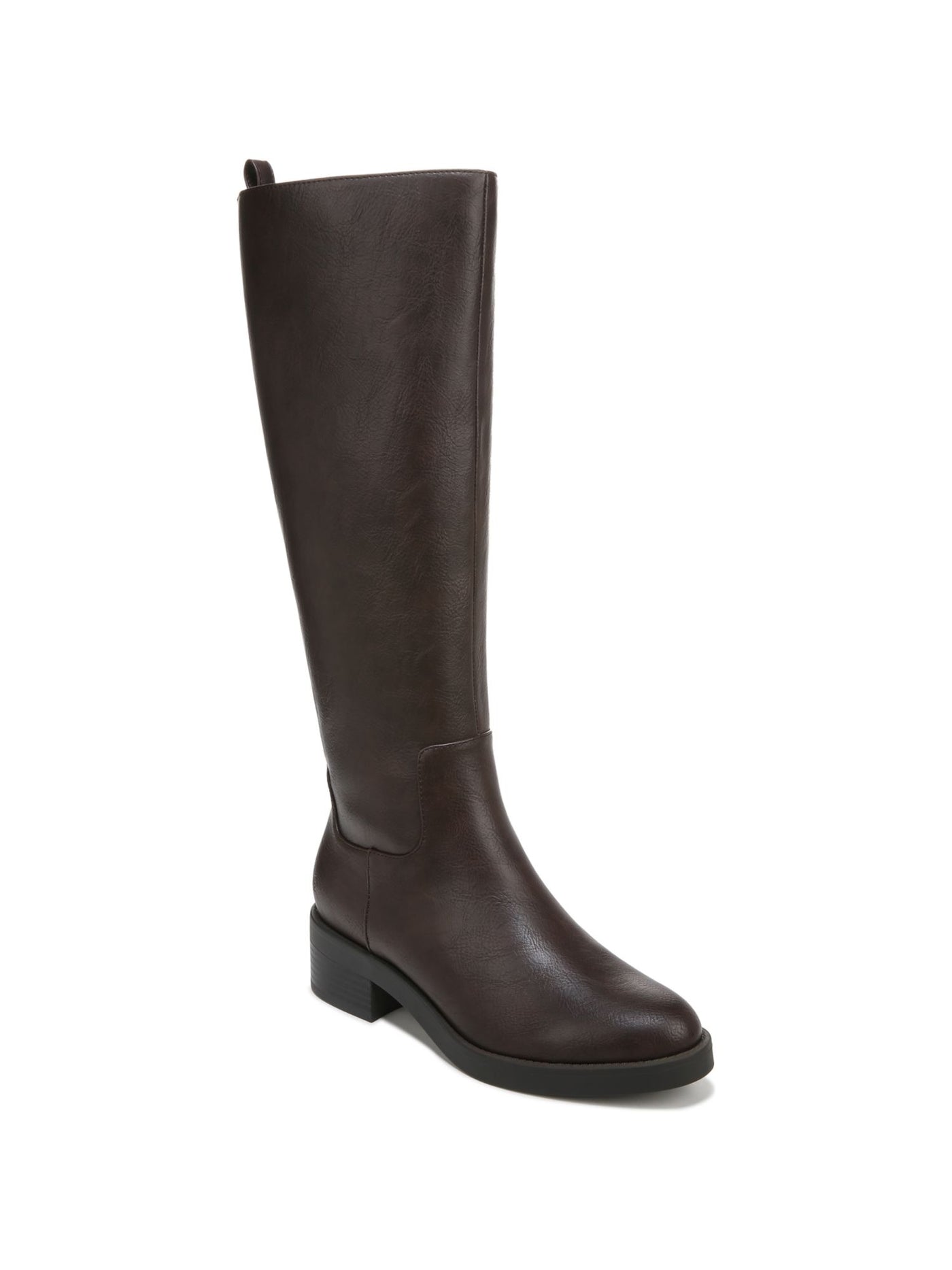 LIFE STRIDE Womens Brown Goring Padded Blythe Almond Toe Block Heel Zip-Up Riding Boot 10 M WC