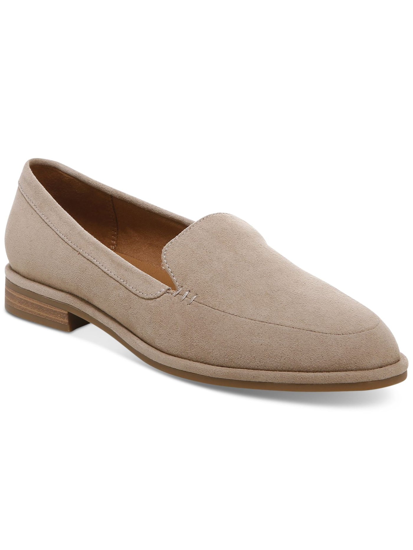 STYLE & COMPANY Womens Beige Padded Houstonn Almond Toe Slip On Loafers Shoes 7 M