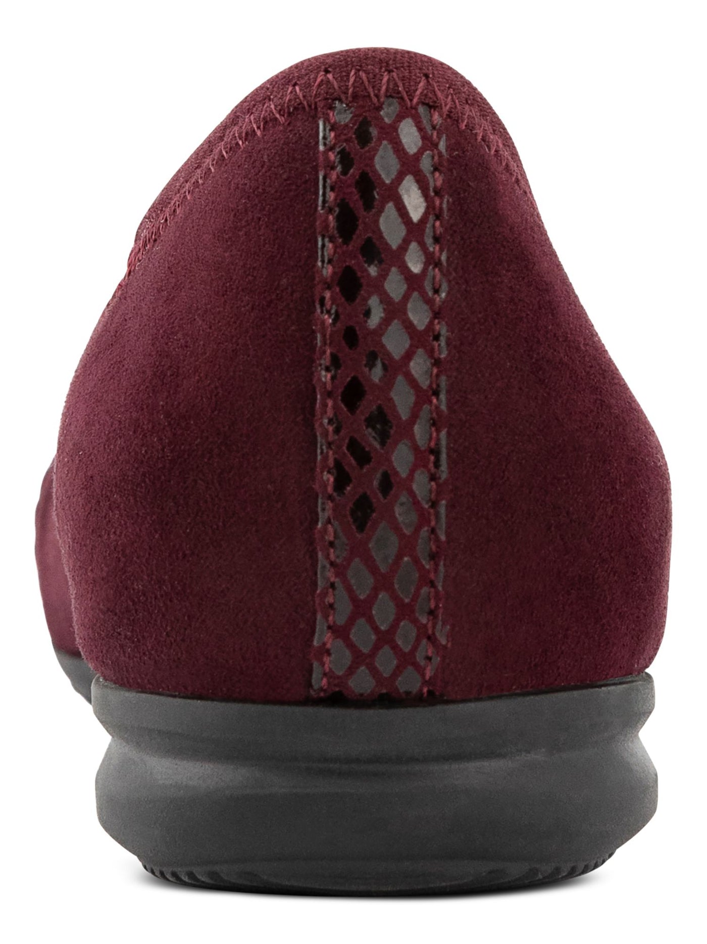 KAREN SCOTT Womens Burgundy Cushioned Tashelle Round Toe Slip On Flats Shoes 5.5 M