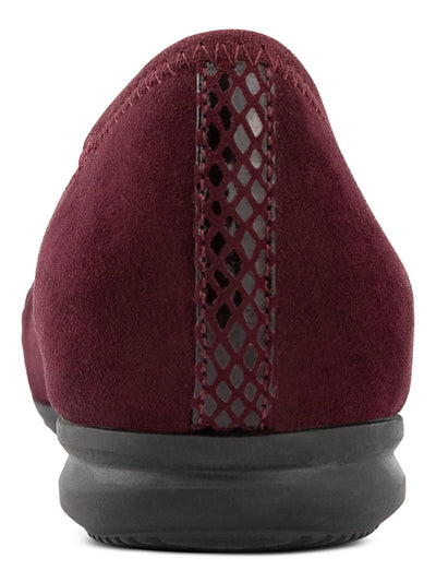 KAREN SCOTT Womens Red Cushioned Tashelle Round Toe Slip On Flats Shoes 9 M