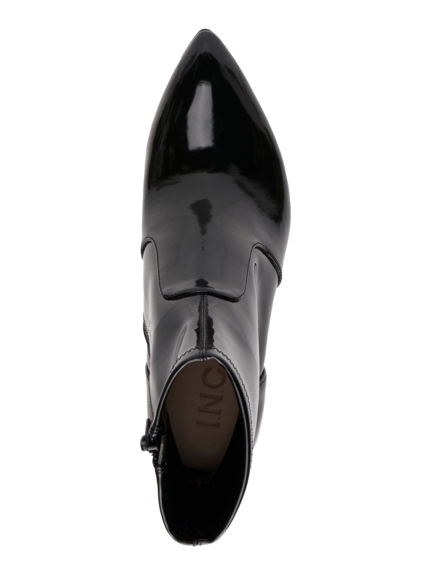 INC Womens Black Comfort Slip Resistant Ibrina Pointed Toe Flare Heeled Boots 7.5 M