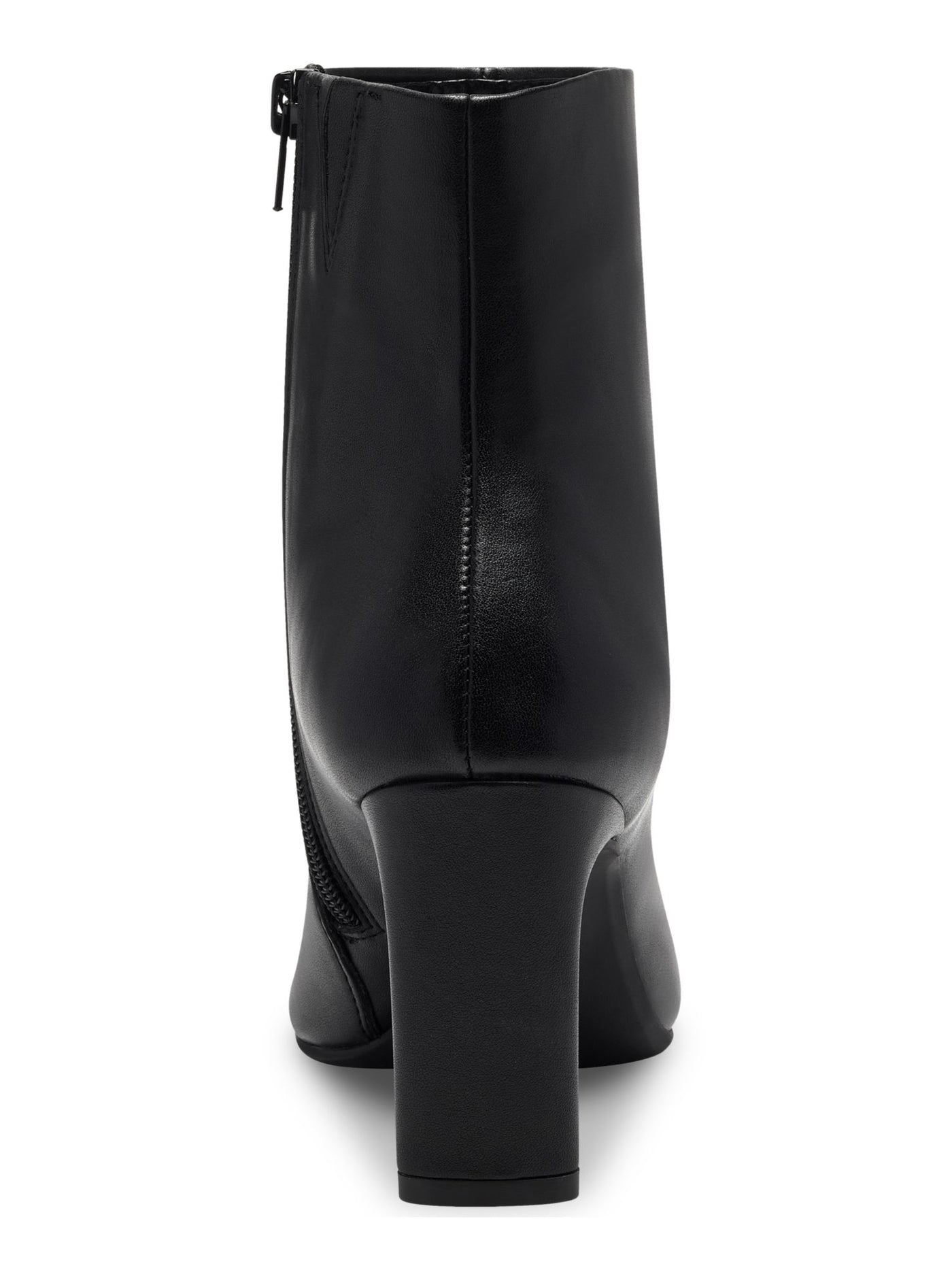 ALFANI Womens Black Cushioned Terrie Square Toe Block Heel Zip-Up Booties 6 M