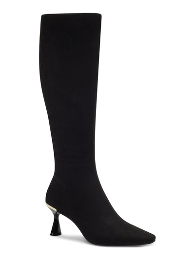 ALFANI Womens Black Comfort Goring Cecee Pointed Toe Kitten Heel Zip-Up Dress Boots 6 M