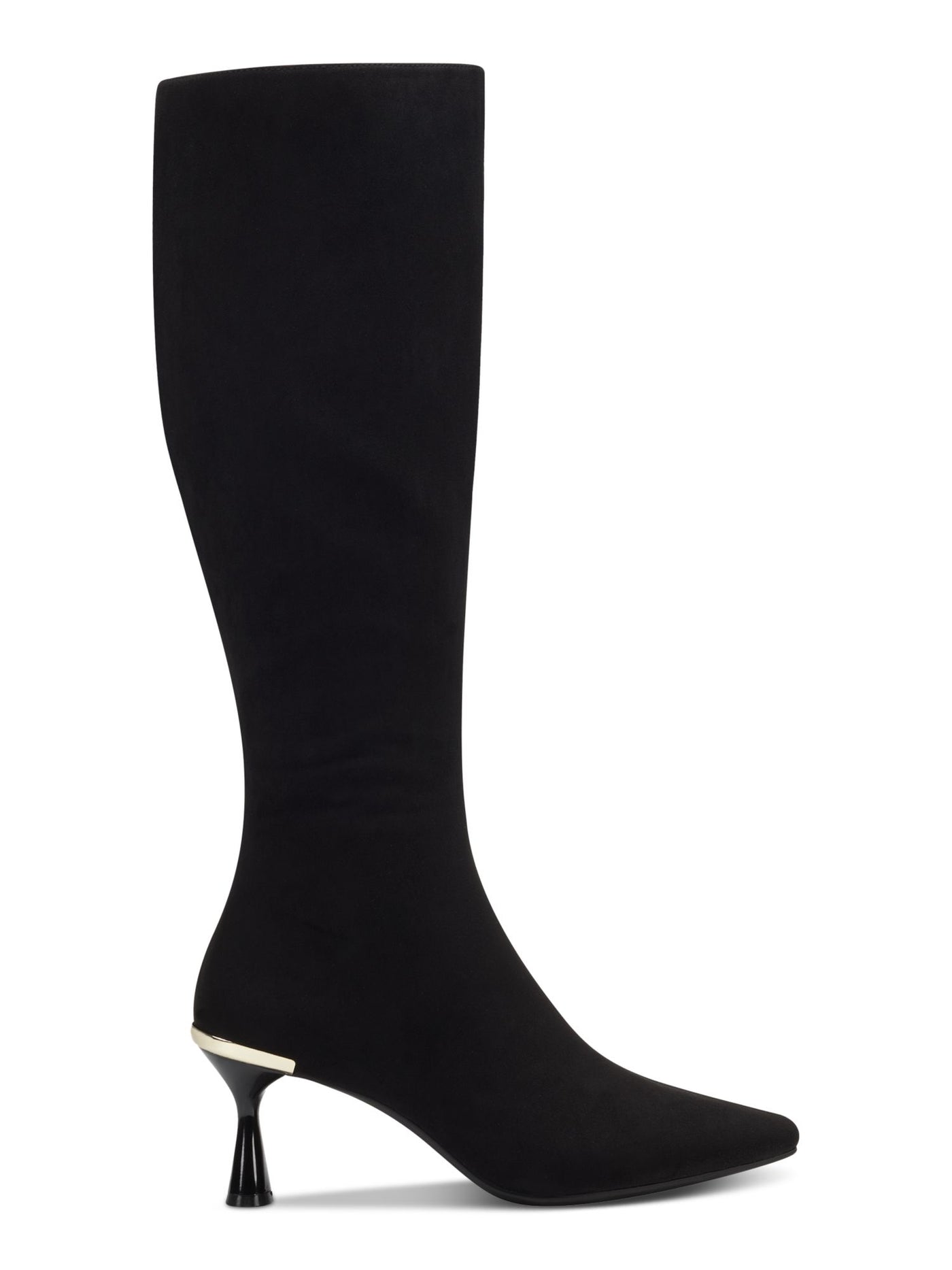ALFANI Womens Black Comfort Goring Cecee Pointed Toe Kitten Heel Zip-Up Dress Boots 5.5 M
