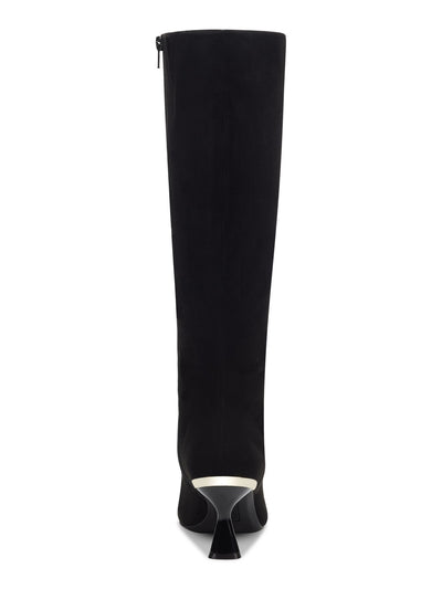 ALFANI Womens Black Comfort Goring Cecee Pointed Toe Kitten Heel Zip-Up Dress Boots 6 M