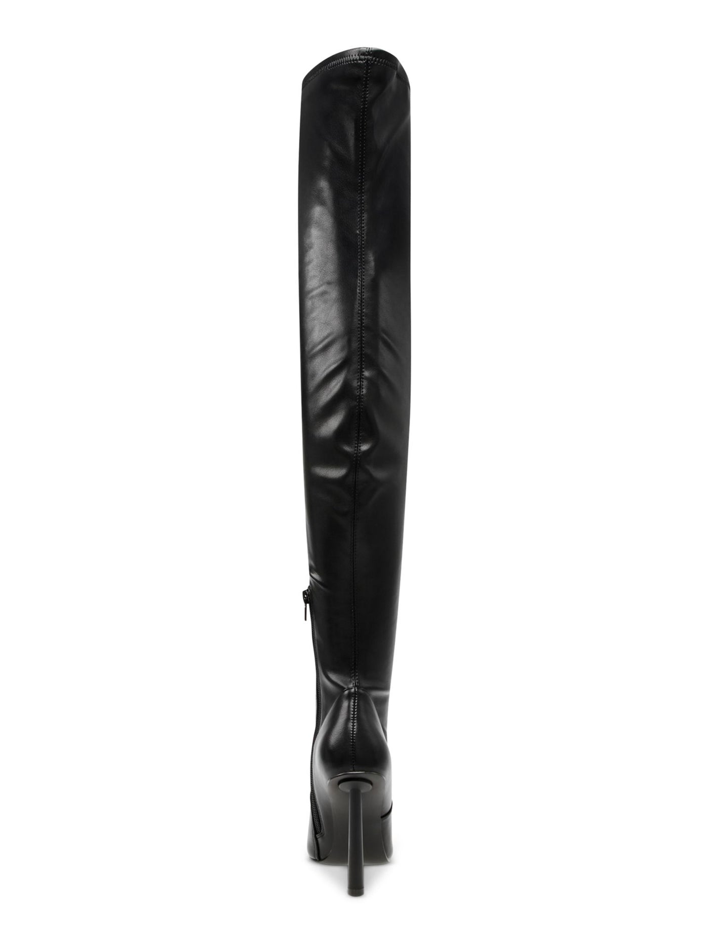 STEVE MADDEN Womens Black Padded Vivee Pointed Toe Sculpted Heel Zip-Up Dress Boots 7.5 M