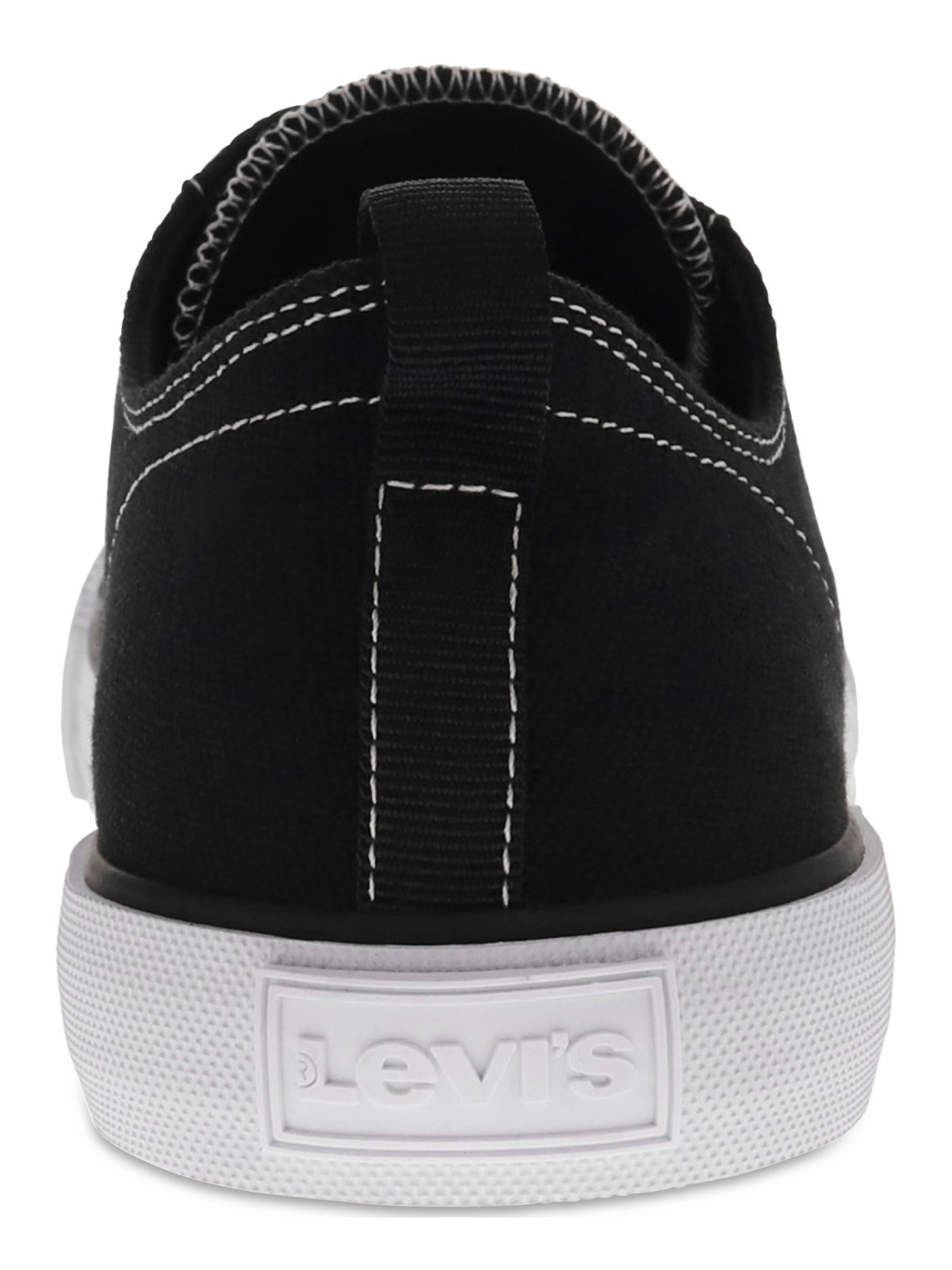 LEVI'S Mens Navy Removable Insole Cushioned Anikin Round Toe Lace-Up Sneakers Shoes 8.5