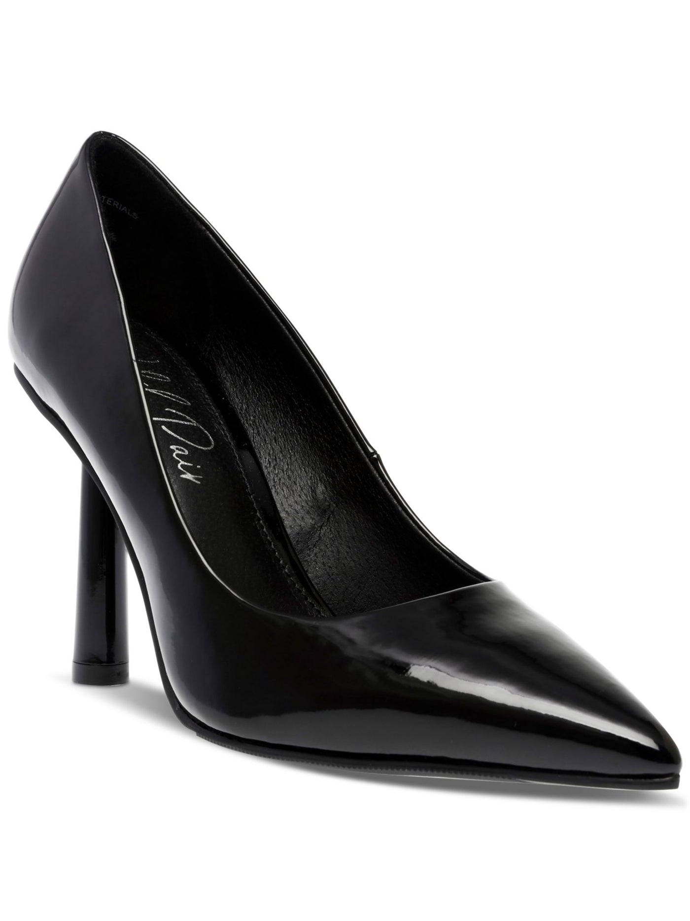 WILD PAIR Womens Black Slip Resistant Comfort Taraa Pointed Toe Stiletto Slip On Pumps Shoes 6 M