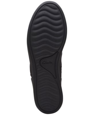 CLOUD STEPPERS BY CLARKS Womens Black Ruched Impact Absorption Cushioned Removable Insole Breeze Dusk Round Toe Zip-Up Booties M