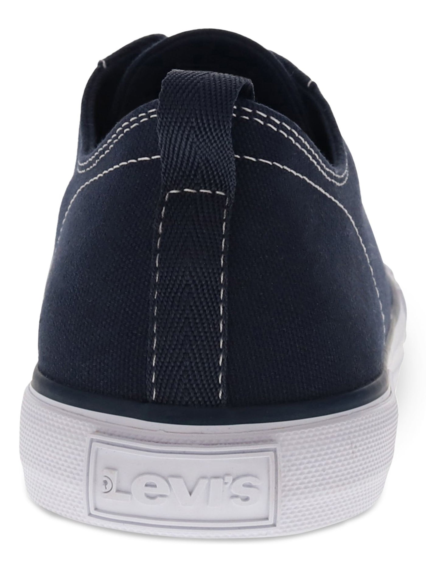 LEVI'S Mens Navy Removable Insole Cushioned Anikin Round Toe Lace-Up Sneakers Shoes 7.5 M