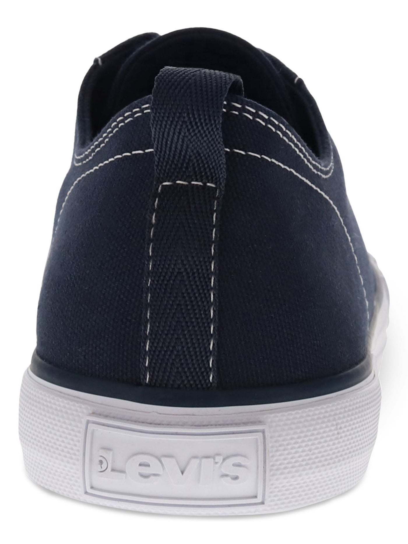 LEVI'S Mens Navy Removable Insole Cushioned Anikin Round Toe Lace-Up Sneakers Shoes 7.5