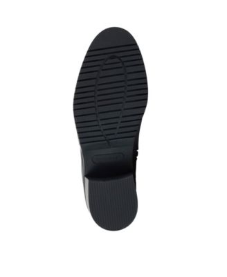 BARETRAPS Womens Black Heel Pull-Tab Non Slip Goring Cushioned Feeney Almond Toe Block Heel Zip-Up Heeled Boots M