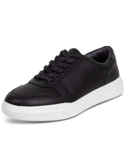 REACTION KENNETH COLE Mens Black Padded Collar And Tongue Cushioned Slip Resistant Ready Round Toe Lace-Up Sneakers Shoes 7 M