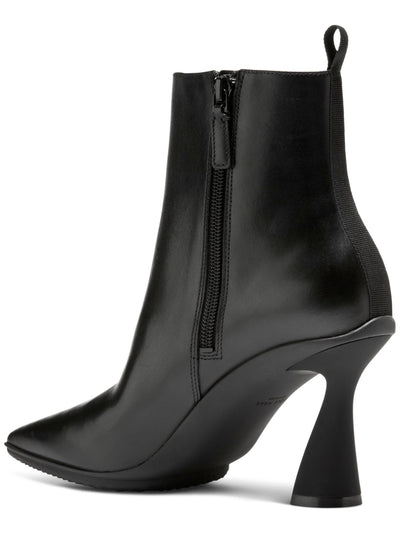 COLE HAAN Womens Black Pull Tab Cushioned Grand Ambition York Pointed Toe Sculpted Heel Zip-Up Leather Dress Booties 6 B