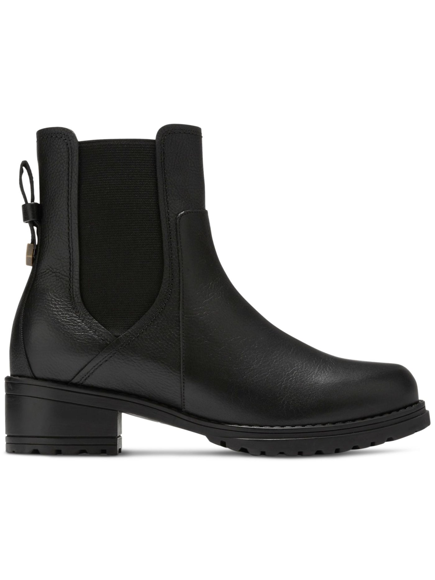 COLE HAAN Womens Black Arch Support Cushioned Camea Round Toe Block Heel Leather Chelsea Boot 11 B