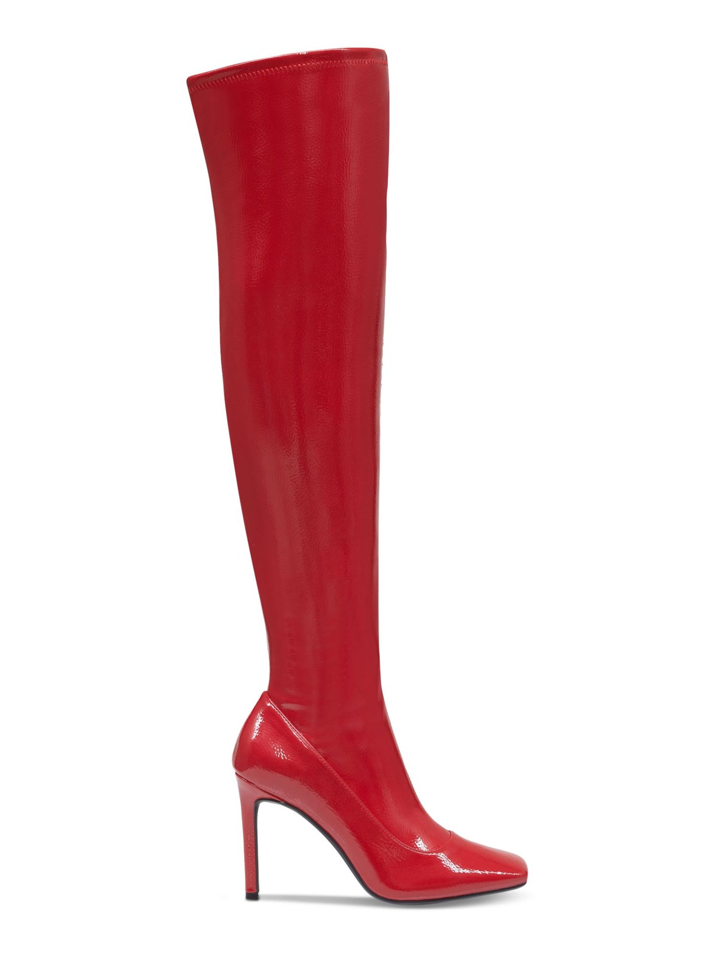 INC Womens Red Flexible Sole Cushioned Keenah Square Toe Stiletto Zip-Up Dress Boots Shoes 11 M