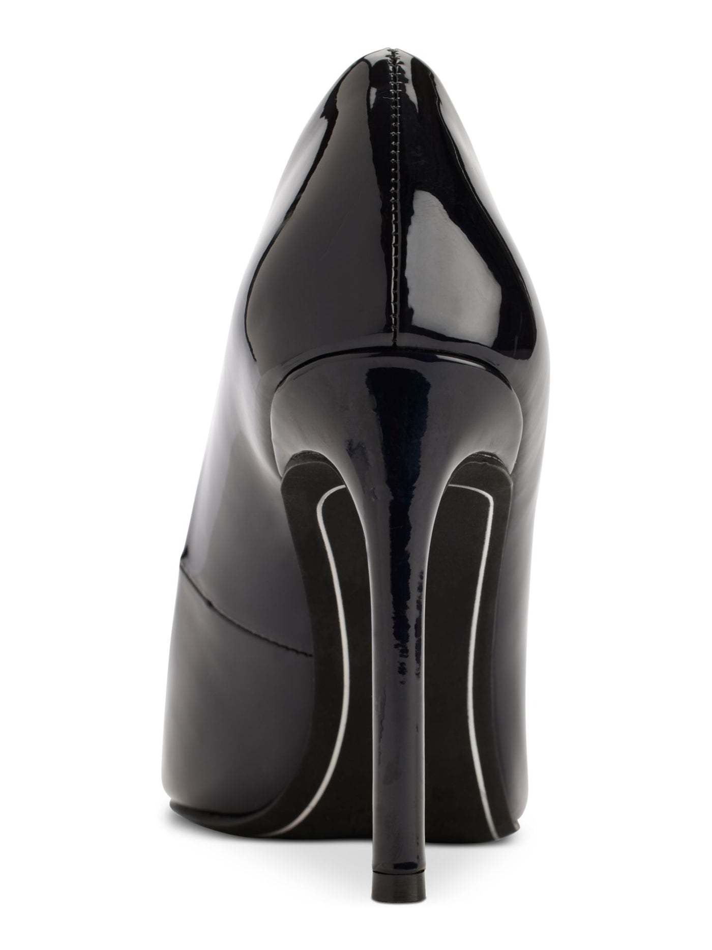 DKNY Womens Black Padded Mabi Pointed Toe Stiletto Slip On Dress Pumps Shoes 5