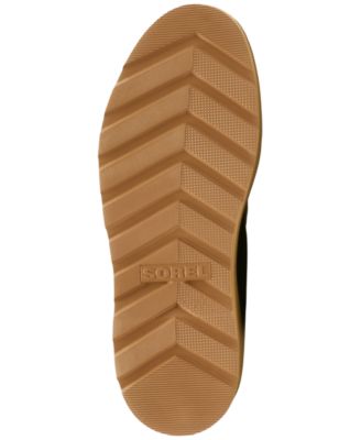 SOREL Womens Black Waterproof Padded Pull-Tabs Goring Lug Sole Hi-line Round Toe Block Heel Chelsea Boot