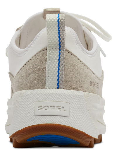 SOREL Womens White Mixed Media Padded Ona 503 Round Toe Platform Lace-Up Sneakers Shoes 10