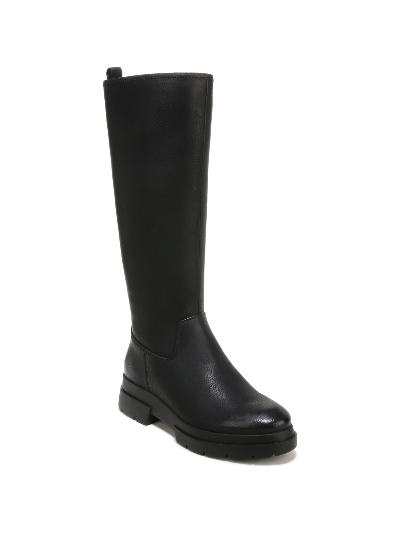 SOUL BY NATURALIZER Womens Black Lug Sole Cushioned 1" Platform Arch Support Water Repellant Goring Orchid Round Toe Zip-Up Boots Shoes 7 M