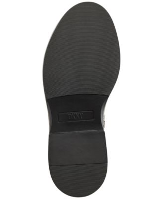DKNY Womens Gray Metallic Malaya Almond Toe Block Heel Lace-Up Combat Boots