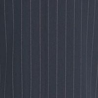 TOMMY HILFIGER Womens Navy Zippered Pocketed Hook And Bar Closure Pinstripe Wear To Work Cropped Pants