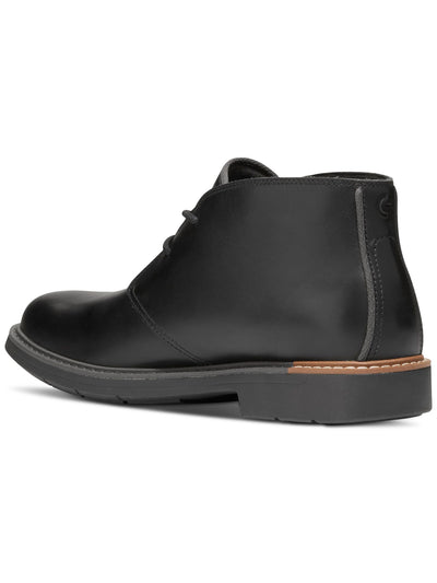 COLE HAAN GRANDSERIES Mens Black Cushioned Lightweight Go-to Round Toe Block Heel Lace-Up Chukka Boots 7.5 M