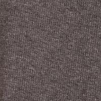 MICHAEL MICHAEL KORS Womens Gray Rhinestone Waffle-knit Logo Graphic Long Sleeve Round Neck Top