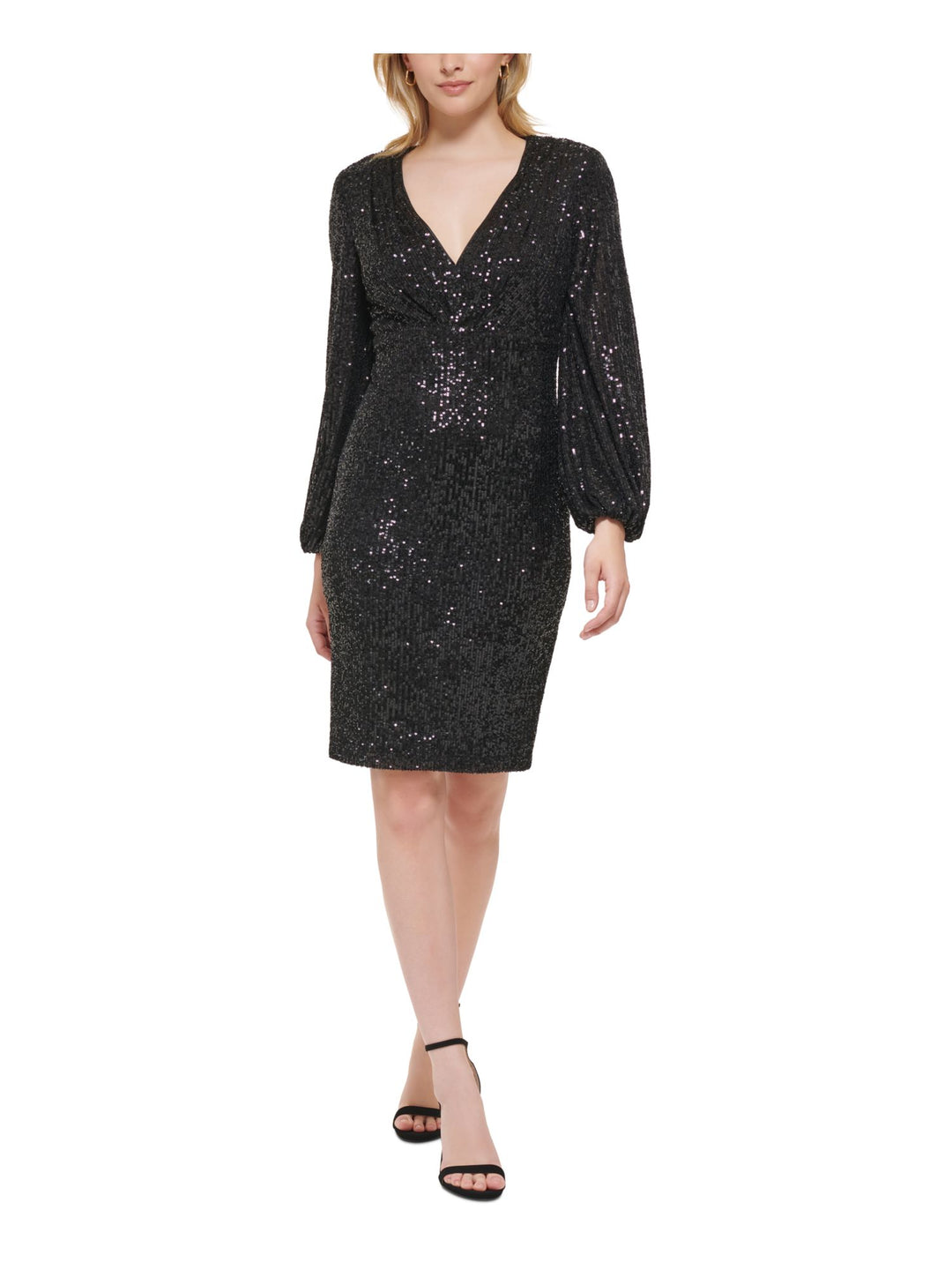 eliza j cocktail dresses black Eliza J | Dresses | Eliza J Black Ruched Embellished Sheath Dress
