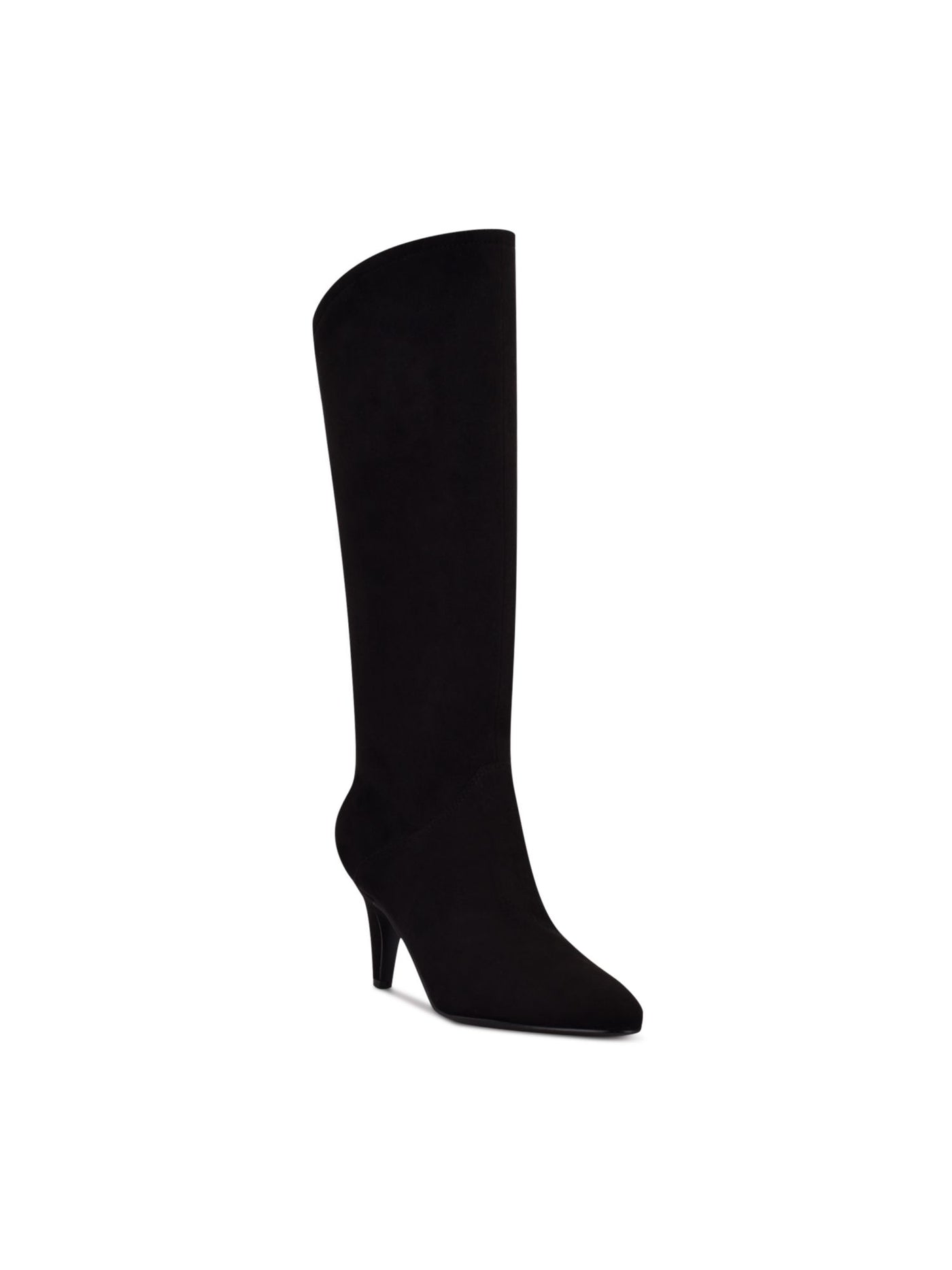 NINE WEST Womens Black Buyah Pointed Toe Kitten Heel Dress Boots 7 M