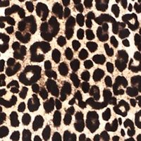 MICHAEL MICHAEL KORS Womens Beige Cold Shoulder Animal Print Long Sleeve Crew Neck Top