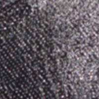 LONDON TIMES PETITES Womens Black Gathered Glitter Zippered Long Sleeve Surplice Neckline Knee Length Cocktail Sheath Dress
