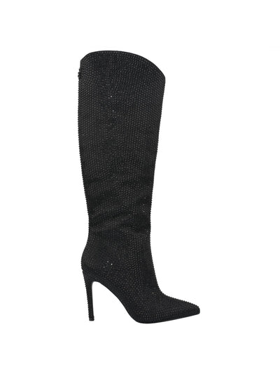 GUESS Womens Black Padded Dayton Pointy Toe Stiletto Dress Boots 9.5 M