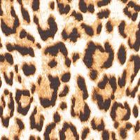 MICHAEL MICHAEL KORS Womens Beige Animal Print Flutter Sleeve Crew Neck Cocktail Top