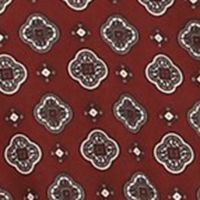 MICHAEL MICHAEL KORS Womens Burgundy Printed Long Sleeve Surplice Neckline Faux Wrap Top