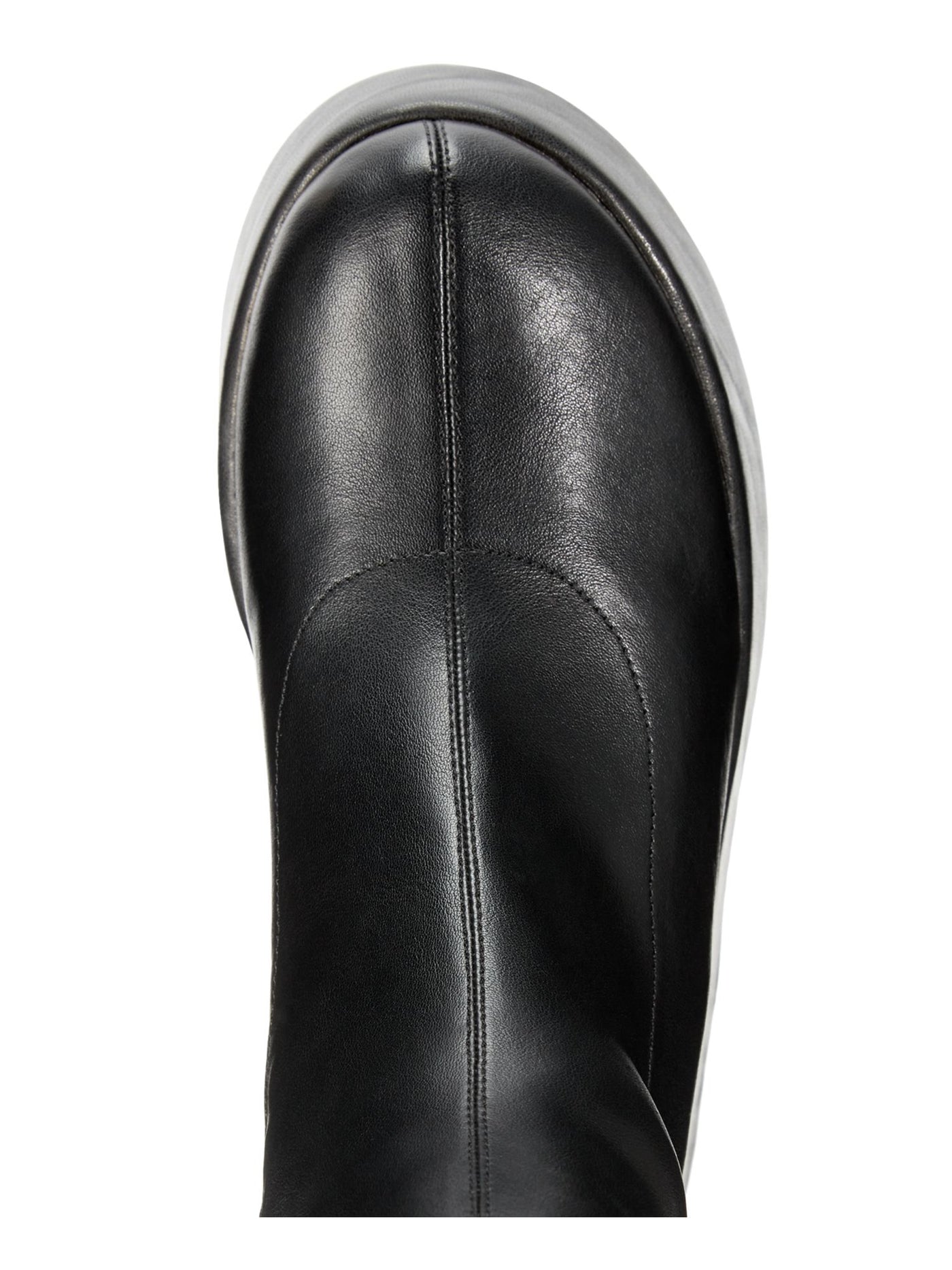 WILD PAIR Womens Black 2" Platform Padded Enchantt Round Toe Wedge Zip-Up Dress Boots Shoes 7 M